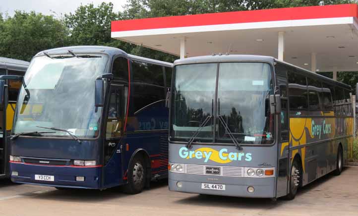 Grey Cars Volvo B10M Berkhof Y3CCH Van Hool SIL4470